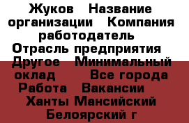 Жуков › Название организации ­ Компания-работодатель › Отрасль предприятия ­ Другое › Минимальный оклад ­ 1 - Все города Работа » Вакансии   . Ханты-Мансийский,Белоярский г.